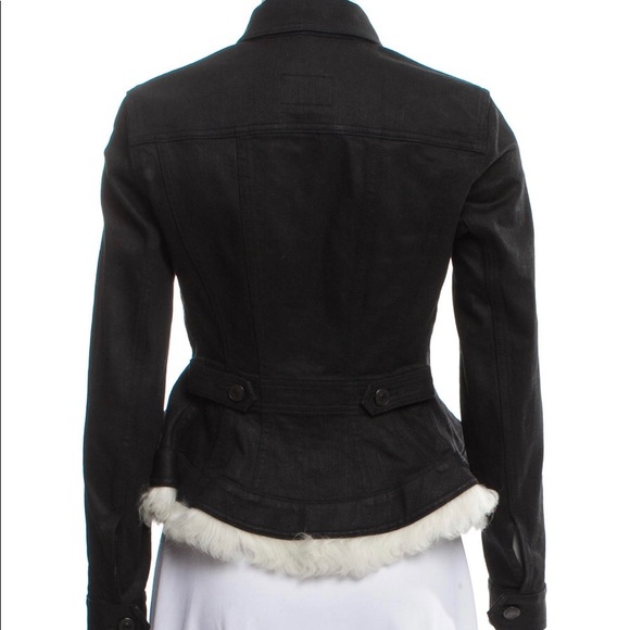 Burberry Brit Black Pocklington Shearling Jean Jkt - Picture 4 of 7